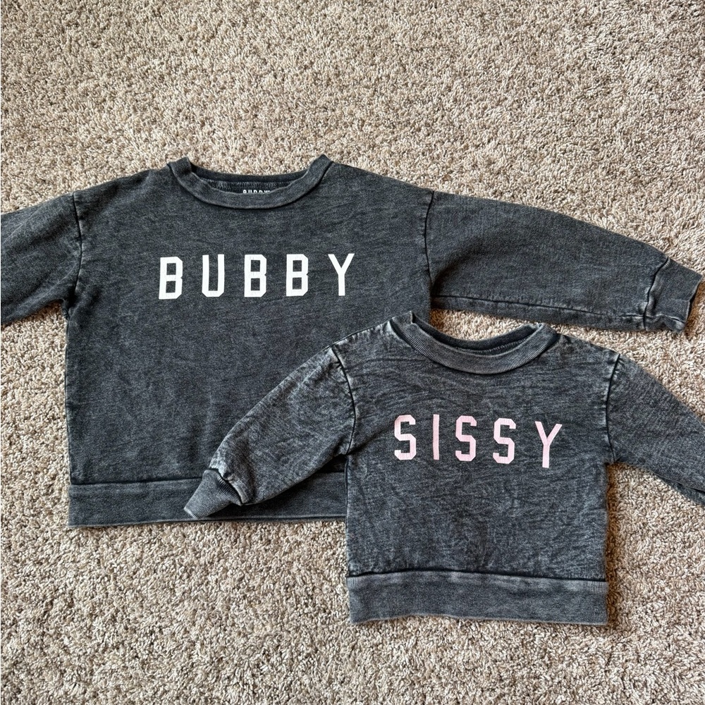 Little Bipsy Charcoal Sissy Sweatshirt ONLY!